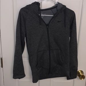 Gray Nike Zip up